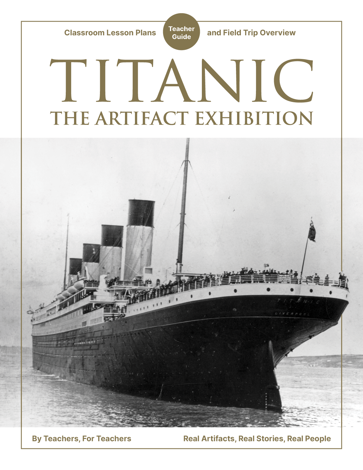 Titanic Teacher Guide Cover